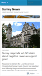 Mobile Screenshot of news.surreycc.gov.uk